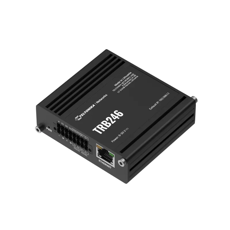 Teltonika TRB246 | Router industriale, gateway IoT LTE | Cat4, 1x RJ45 100Mb/s, IP30