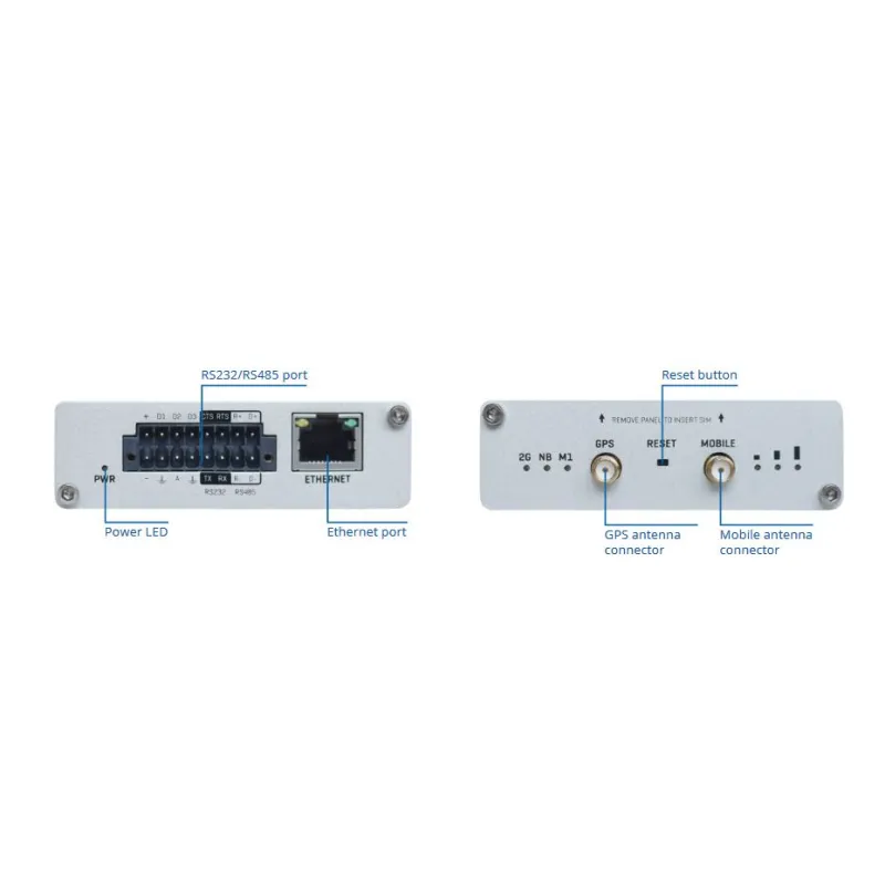 Teltonika TRB255 | Industrielles LTE-Gateway Kat. M1 | LTE-Kat. M1 / NB-IoT/ EGPRS, LPWAN-Modem