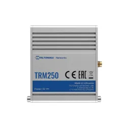 Endüstriyel Teltonika TRM250 Modem, 4G/LTE (Cat M1), NB-IoT, 3G, 2G, Mini SIM, IP30