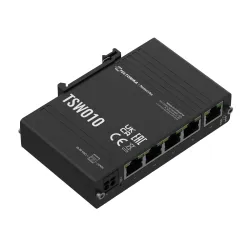 Teltonika Switch TSW010, 5x RJ45 100Mb/s, Pasif PoE, IP30, DIN