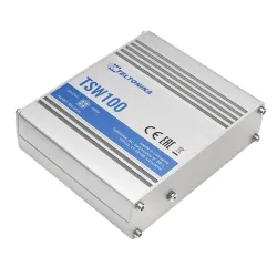 Teltonika TSW100 | PoE-Schalter | 5x RJ45 1000Mb/s, 4x PoE, 60W
