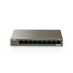 Коммутатор Tenda TEF1109P-8-63W, 8x RJ45 100Мбит/с PoE, 1x RJ45 100Мбит/с uplink, 58W