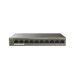 Tenda TEF1110P-8-63W | Schalter | 8x RJ45 100Mb/s PoE, 2x RJ45 100Mb/s Uplink, 58W