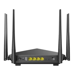 Tenda V12 | WiFi Router | VDSL, AC1200 Dual Band, 4x RJ45 1000Mb/s, 1x RJ11, 1x USB 2.0