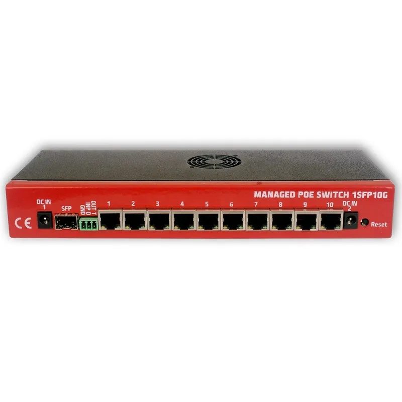 Tinycontrol 1SFP10G | Switch | PoE, 10x RJ45 1000Mb/s, 1xSFP