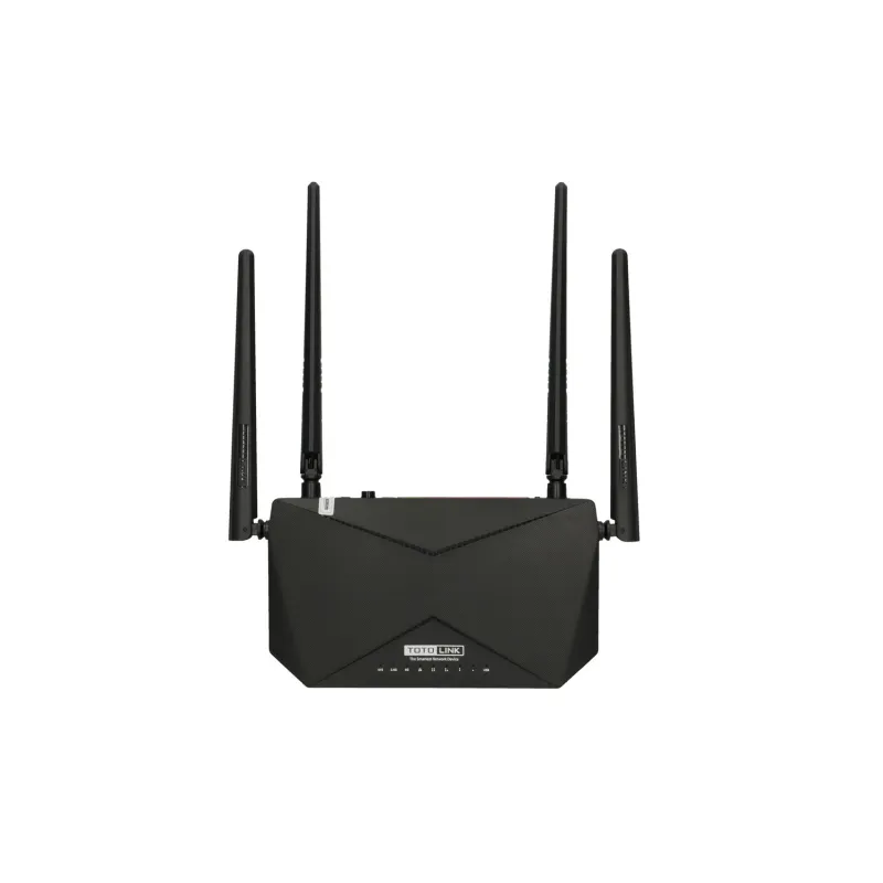 Totolink A3002RU V3 WiFi Router, AC1200, Çift Bant, MU-MIMO, 5x RJ45 1000Mb/s, 1x USB