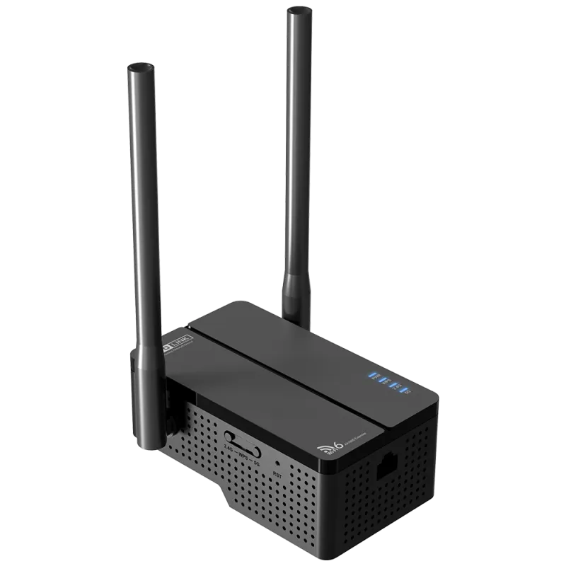 Totolink EX1800T | Zesilovač signálu WiFi | AC1800, Dual Band, Wi-Fi 6, 1x RJ45 100Mb/s, 2x 5dBi