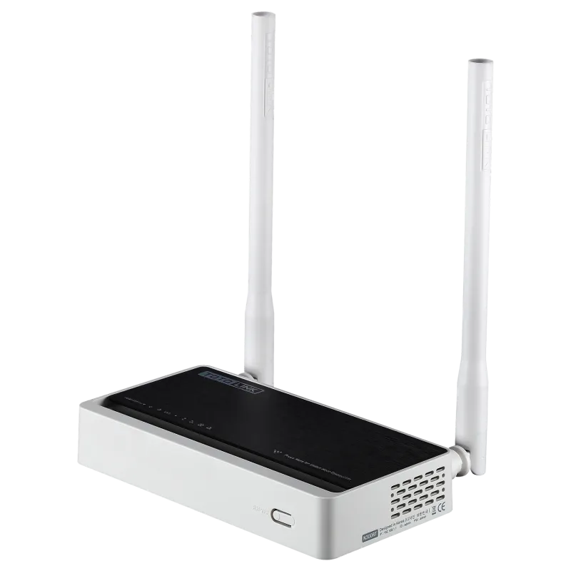 Roteador WiFi Totolink N300RT, 300Mb/s, 2.4GHz, 5x RJ45 100Mb/s, 2x 5dBi