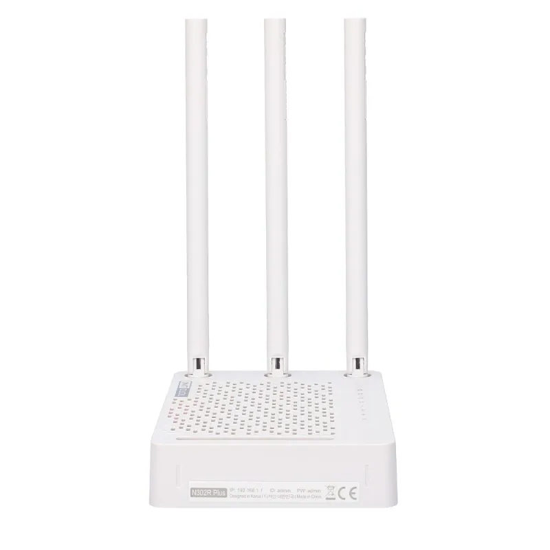 Totolink N302R+ | WiFi Router | 300Mb/s, 2,4GHz, 5x RJ45 100Mb/s, 3x 5dBi