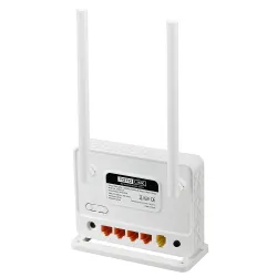 Totolink ND300 V2 WiFi Router, 300Mb/s, 2.4GHz, 3x RJ45 100Mb/s, 1x RJ11, ADSL2/2+, 2x 5dBi