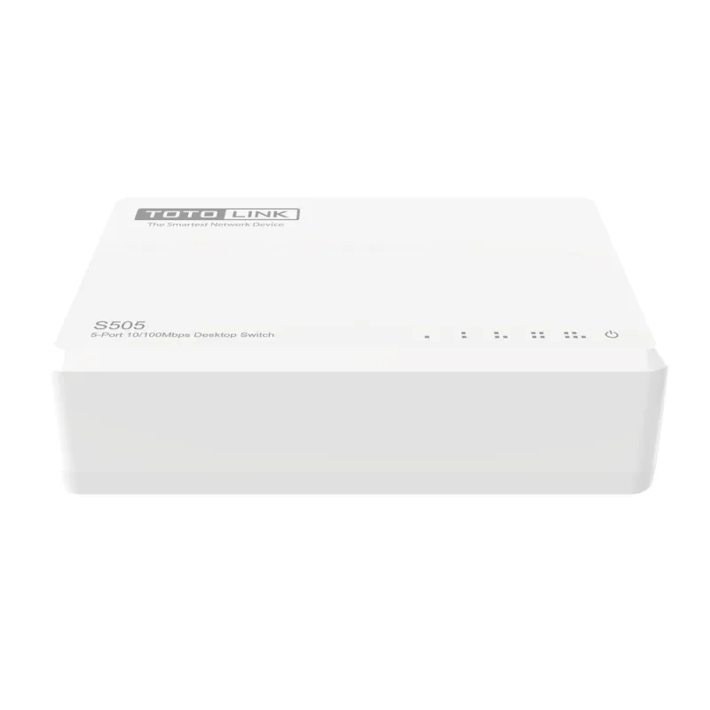 Коммутатор Totolink S505-V5, 5x RJ45 100Mb/s, настольный