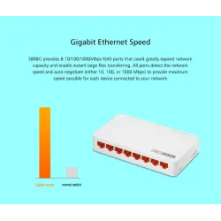 TOTOLINK S808G 8-PORT GIGABIT DESKTOP SWITCH