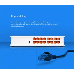 TOTOLINK SW16D 16-PORT 10/100MBPS DESKTOP SWITCH