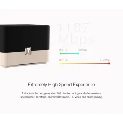 Totolink T10 | Router WiFi | AC1200, Dual Band, MU-MIMO, 3x RJ45 1000Mb/s, 1x USB