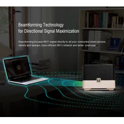 Totolink T10 | WiFi Router | AC1200, Dual Band, MU-MIMO, 3x RJ45 1000Mb/s, 1x USB