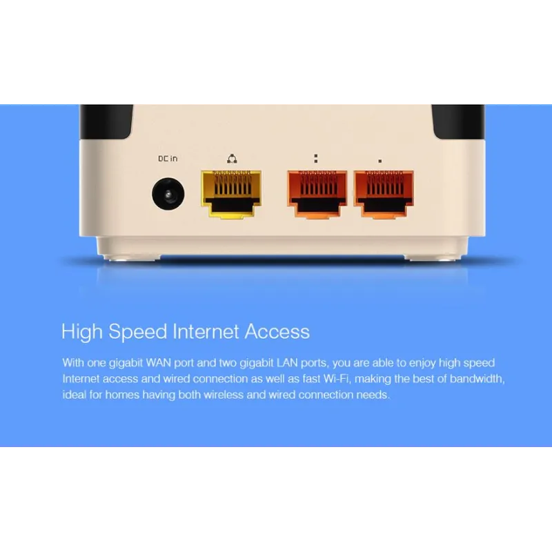 Totolink T10 | Router WiFi | AC1200, Dual Band, MU-MIMO, 3x RJ45 1000Mb/s, 1x USB