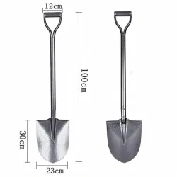 BLACK FOREST SZPADEL METALOWY ŁOPATA OGRODOWA PROSTA 100CM - Imagem 5