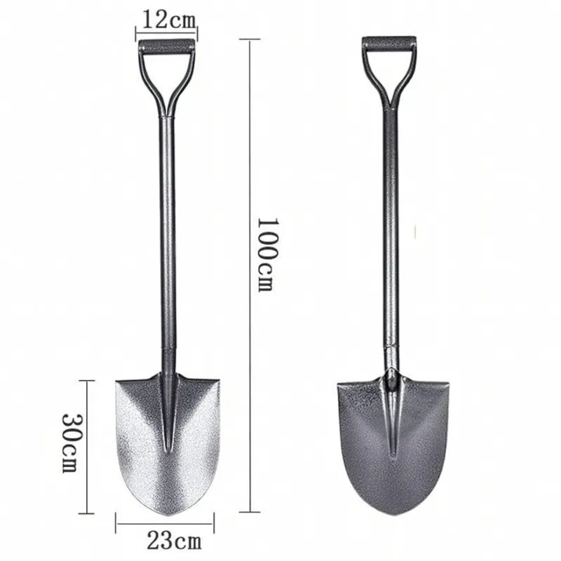 BLACK FOREST SZPADEL METALOWY ŁOPATA OGRODOWA PROSTA 100CM - Imagem 5