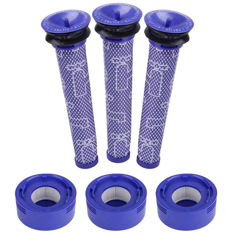 Dyson V7 V8 SV10 SV11 | Filtry do odkurzaczy | 3 szt. - Zdjęcie 2