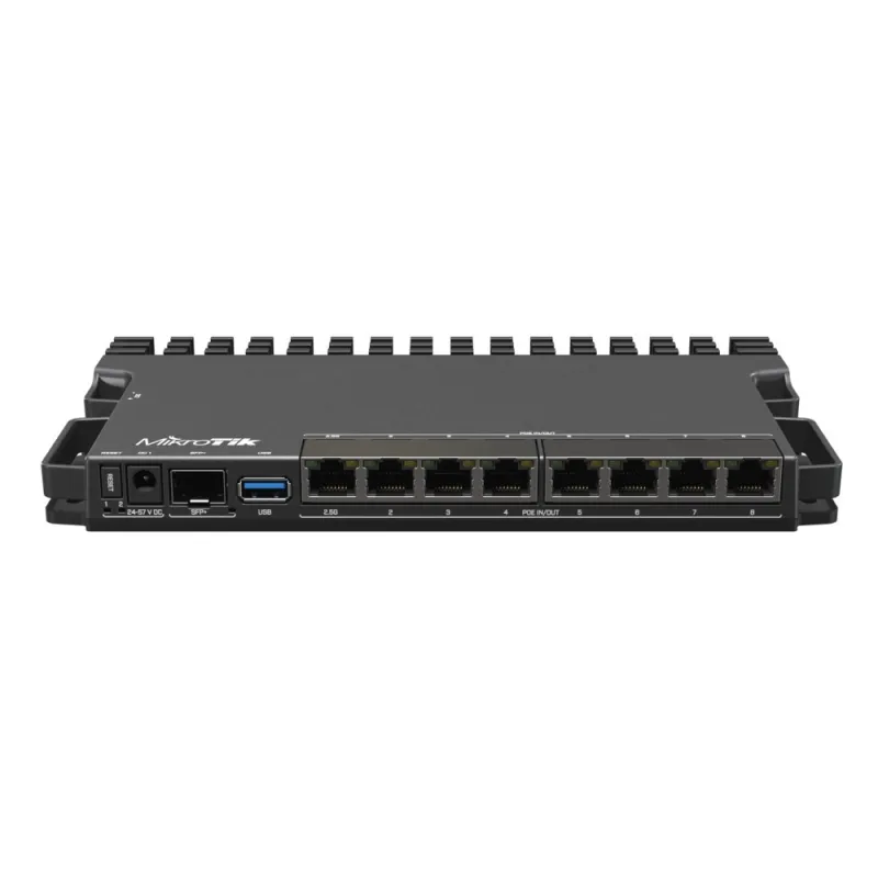 Маршрутизатор MikroTik RB5009UPr+S+IN, 7x RJ45 1000Mb/s PoE, 1x RJ45 2.5Gb/s PoE, 1x SFP+, 1x USB 3.0 - Изображение 3