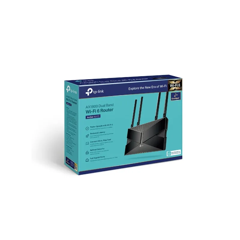 TP-Link Archer AX23 | Enrutador WiFi | WiFi6, AX1800, Dual Band, 5x RJ45 1000Mb/s