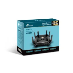 TP-Link Archer AX6000 | Router Wi-Fi | 8x RJ45 1000 Mb/s, 1x WAN RJ45 da 2,5 G, 2x USB