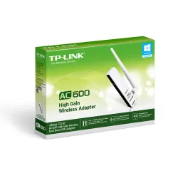 TP-Link Archer T2UH USB WiFi Adaptörü, AC600, Dual Band, 3dBi