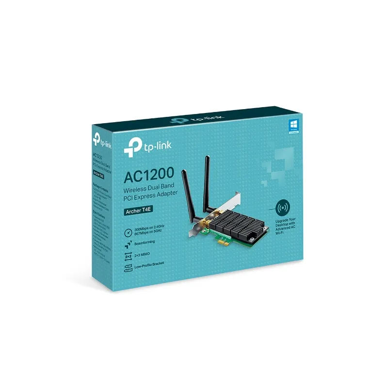 TP-Link Archer T4E WiFi Ağ Kartı, PCI Express, AC1200, Dual Band