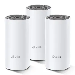 TP-Link Deco E4 3-Pack | Roteador Wi-Fi | AC1200, Dual Band, Mesh, RJ45 100Mb/s
