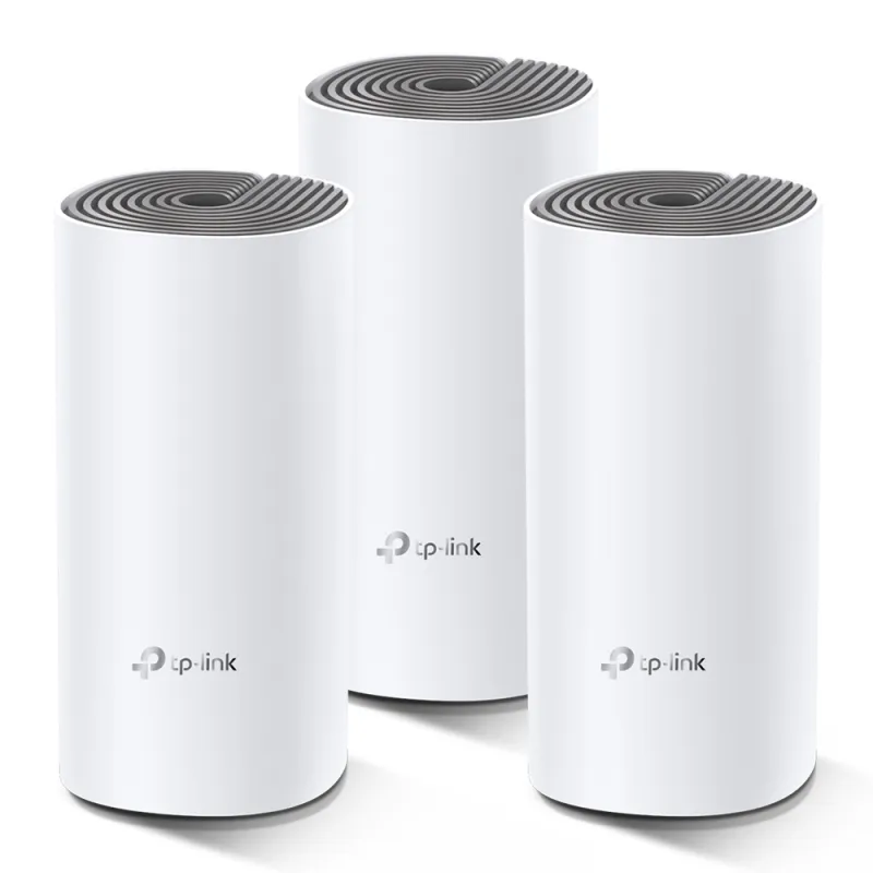 TP-Link Deco E4 3-Pack | Roteador Wi-Fi | AC1200, Dual Band, Mesh, RJ45 100Mb/s