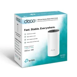 TP-Link Deco M4 1-Pack | Enrutador Wi-Fi | MU-MIMO, AC1200, Dual Band, Mesh, 4x RJ45 1000Mb/s