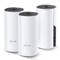 TP-Link Deco M4 WiFi Router 3'lü Paket, MU-MIMO, AC1200, Dual Band, Mesh, 4x RJ45 1000Mb/s
