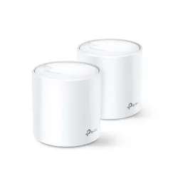 TP-Link Deco X20 2-Pack | Enrutador Wi-Fi | Mesh, AX1800, Doble Banda, OFDMA, MU-MIMO, 2x RJ45 1000Mb/s