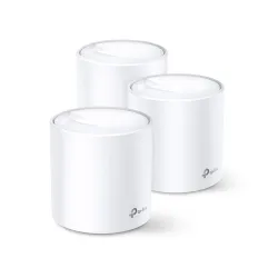 TP-Link Deco X20 3-Paket WiFi Yönlendirici, Mesh, AX1800, Dual Band, OFDMA, MU-MIMO, 2x RJ45 1000Mb/s