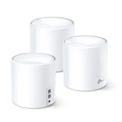 TP-Link Deco X20 3-Pack | Roteador Wi-Fi | Mesh, AX1800, Dual Band, OFDMA, MU-MIMO, 2x RJ45 1000Mb/s