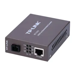 Медиа-конвертер TP-Link MC112CS, 1x SC/UPC, 1x RJ45 100Mb/s, 1310/1550nm, Одномодовый