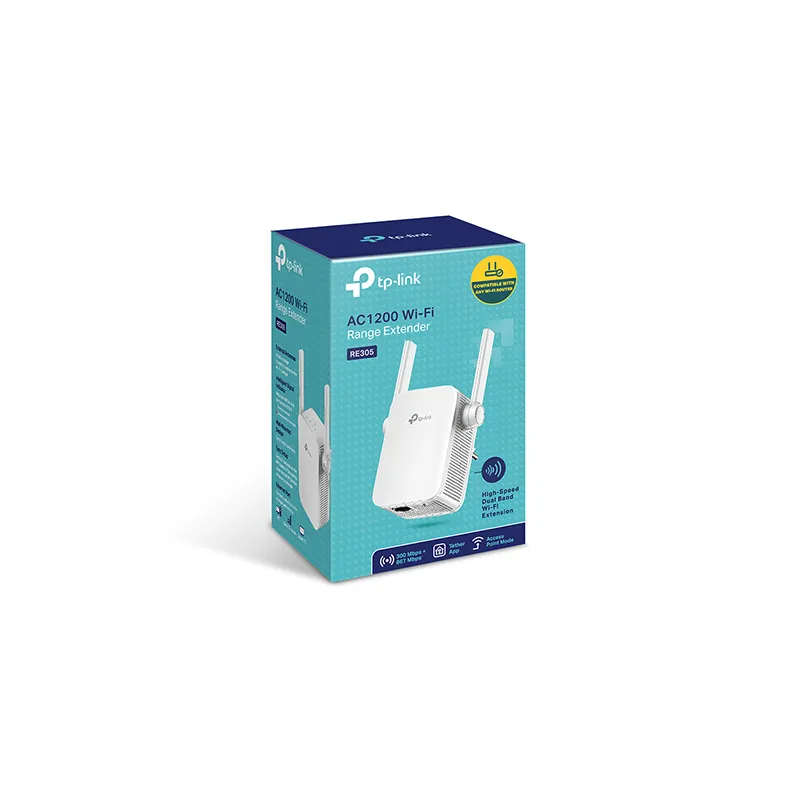 TP-Link RE305 | Wi-Fi Range Extender | AC1200, 1x RJ45 100Mb/s