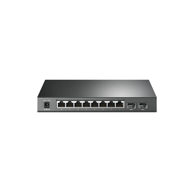 Коммутатор TP-Link T1500G-10PS (TL-SG2210P), 8x RJ45 1000Mb/s, 2x SFP, PoE, Управляемый