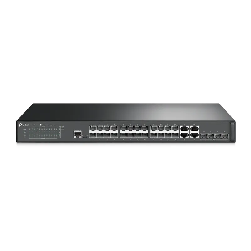 TP-Link T2600G-28Q | Switch | 24x SFP, 4x RJ45 1000Mb/s Combo, 4x SFP+, Managed