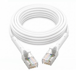 Extralink LAN Patch Kablo Cat.6 U/FTP 3m 1Gbps Beyaz, Bakır Ağ Kablosu, Esnek Bağlantı - Görsel 5
