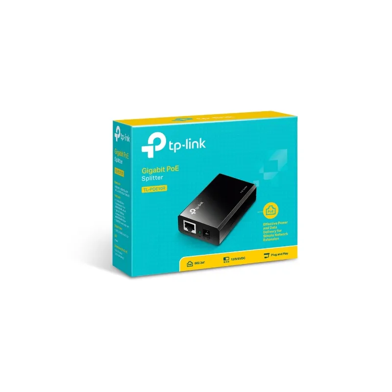 TP-Link TL-POE10R | Divisor PoE | 2x RJ45 1000Mb/s, IEEE 802.3af