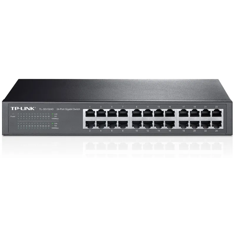 Коммутатор TP-Link TL-SF1024D, 24x RJ45 100Mb/s, Рейка