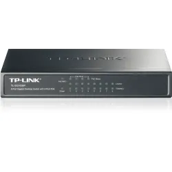 Коммутатор TP-Link TL-SG1008P, 8x RJ45 1000Mb/s, 4x PoE, 53W, настольный