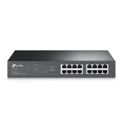 TP-Link TL-SG1016PE Switch, 16x RJ45 1000Mb/s, 8x PoE+, Rack, Yönetilebilir
