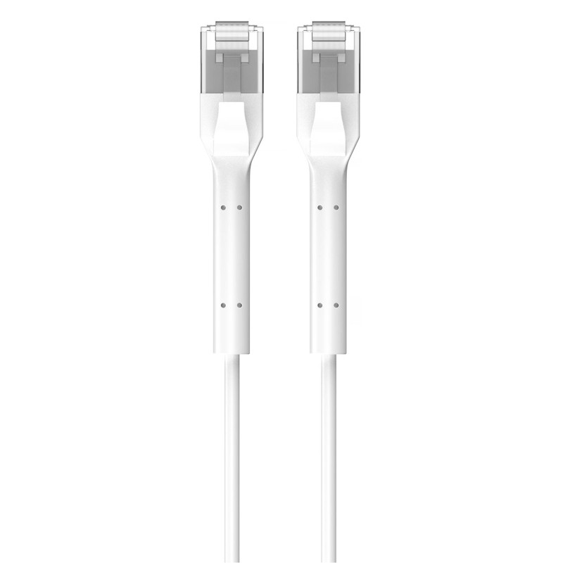 Extralink Kat.6 U/FTP 2m 1Gbps Biały | Patchcord LAN | Miedź Kabel sieciowy skrętka, łamana końcówka - Zdjęcie 3