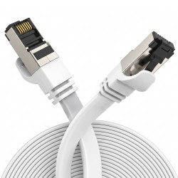 Extralink Kat.8 U/FTP 0,5m 40G Белый, Patchcord LAN,...
