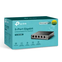 Коммутатор TP-Link TL-SG105E, 5x RJ45 1000Мбит/с, Настольный, Н unmanaged