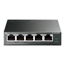 Коммутатор TP-Link TL-SG105PE, 5x RJ45 1000Mb/s, 4x PoE+, 65W, Настольный