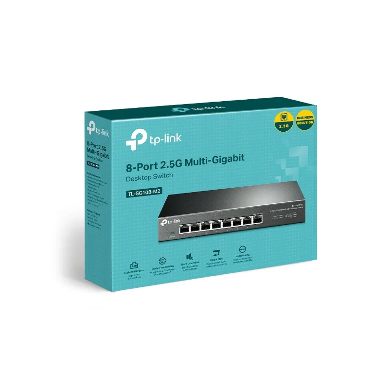 TP-Link TL-SG108-M2 | Switch | 8x RJ45 2.5Gb/s, Desktop, non gestito
