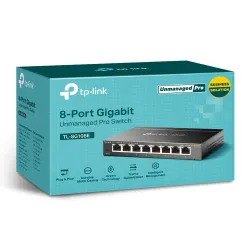 TP-Link TL-SG108E | Switch | 8x RJ45 1000Mb/s, Desktop, Nao gerenciado